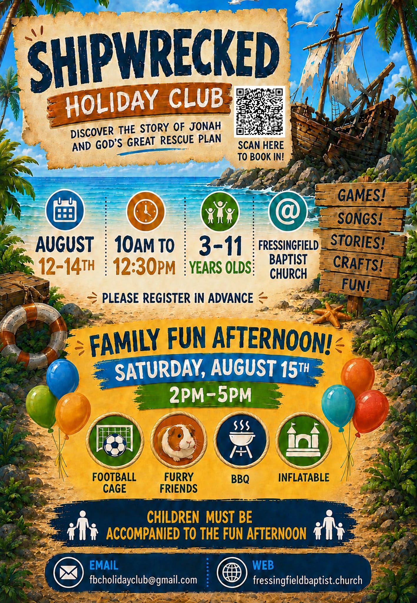 Shipwrecked Holiday Club 2026 